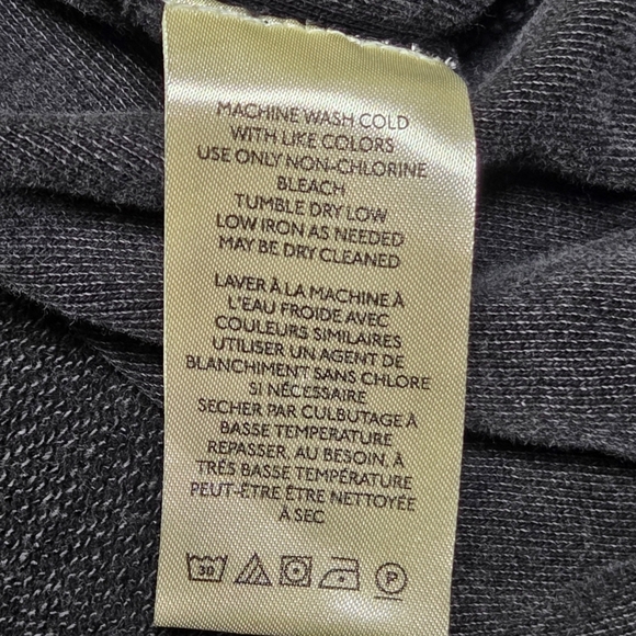 We The Free What’s Next Hooded Poncho Vest Washed Black Oversized Medium NWT - Picture 13 of 16